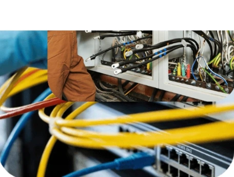 Professional network cabling and equipment installation